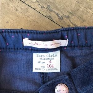 Zara Bottoms - Zara Denim Girl Navy Velvet Button Up Skirt Zara Bottoms - Zara Denim Girl Navy Velvet Button Up Skirt